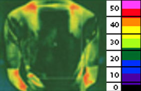 thermographic coolmax mattress testing