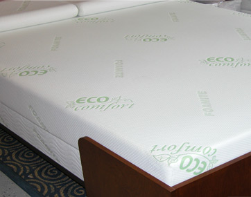 natural memorapedic visco elastic memory foam mattress